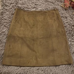 Babaton suede skirt